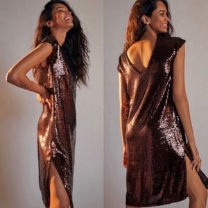 NWOT Maeve Kara Sequined Dress